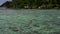 Horizontal view of tropical island, Therese Island, Mahe, Seychelles.