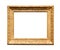 Horizontal wide baroque wooden painting frame