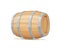 Horizontal Wooden barrel for wine or beer