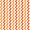 Horizontal zigzags seamless pattern. Orange chevron textile, stripes wallpaper. Retro fashion background for book cover and