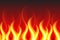 Horizontally Seamless Fire Pattern