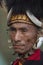 Hornbill Festival.Nagaland,India:1st December 2013 : Very Charismatic Senior Naga Tribal Man at Hornbill Festival