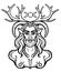 Horned god Cernunnos . Mysticism, esoteric, paganism, occultism.