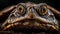 Horned toad staring, endangered species in nature generated by AI
