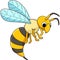 Hornet Animal Cartoon Colored Clipart Illustration