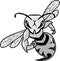 Hornet Bee Insect Mascot