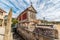 Horreo, Traditional Galician Granary in Fishing village of Combarro. Tourism in Galicia. The most beautiful spots in Spain