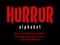 Horror font