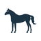 Horse, animal, mustang, race icon. Simple design