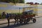 Horse carriages are still used to transport goods or people in Cienfuegos in Cuba