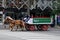 HORSE CART WITH DANNEBROG FOR CARLBSERG BEER