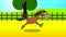 Horse Cartoon Character Running In Farm
