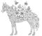 Horse coloring page