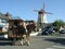 Horse Drawn Cable Car in Solvang California