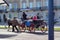 Horse drawn carriage Great Yarmouth.
