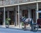 Horse-drawn carriage-New Orleans French Quarter