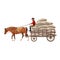 Horse drawn cart