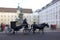 Horse-driven carriage in Vienna