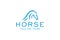 Horse Elegant Logo Symbol Vector, Simplicity Line Art Concept