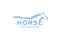 Horse Elegant Logo Symbol Vector, Simplicity Line Art Concept