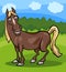 Horse farm animal cartoon illustration