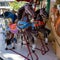 Horse on historical carousel, carrousel, roundabout, nostalig merry-go-round for children.