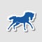 Horse icon,sign,best 3D illustration