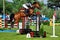 Horse jumping show