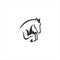 Horse logo vector design template