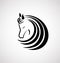 Horse mare equine beautiful icon logo