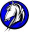 Horse / Mustang / Bronco Mascot Logo