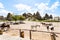 horse paddock near Goreme town in Cappadocia