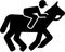 Horse race pictogram