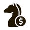 Horse Racing Betting And Gambling Icon Vector Illustration