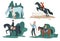 Horse racing sports or hobby for people vector