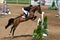 Horse Rider at the Bromont jumping competition