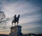 Horse and rider statue Gettysburg