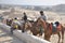 Horse Riders Around the Pyramids