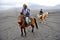 Horse Riders at Mount Bromo