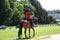 Horse riding in Chantilly