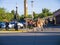 Horse riding in Cody which is a city in Park County, Wyoming, United States