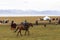 Horse Riding in Song kul Lake in Kyrgyzstan