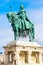 Horse riding statue, Stephen I of Hungary, Fishermen`s Bastion, Budapest