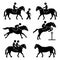 Horse Riding Training Jockey Equestrian Pictogram