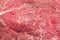 Horse rump steak close up