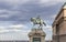 Horse sculpture - a monument to Prince Eugene of Savoy and the f