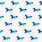 Horse seamless pattern. Vector. Vector triangle horse. Abstract