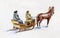 Horse sledging