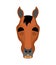 Horse sleeping emoji. Steed asleep emotions. hoss dormant. Vector illustration