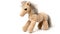 horse Soft toy on a white background, cut stand